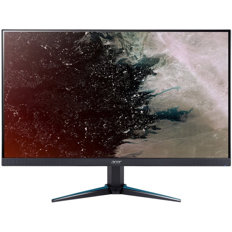 Монитор Acer 27" Nitro VG270Kbmiipx (16:9)/IPS(LED)/ZF/HDR Ready/3840x2160/60Hz/4 (G2G)ms/300nits/1000:1/2xHDMI + DP + Audio out/2Wx2/DP/HDMI FreeSync/Black with blue stripes on footstand UM.HV0EE.010 UM.HV0EE.010