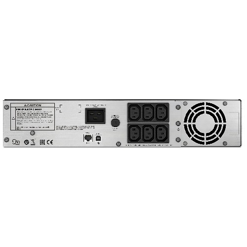 Источник бесперебойного питания APC Smart-UPS C 2000VA/1300W 2U, Line-Interactive, 6xC13, LCD, Gray, No CD/cables SMC2000I-2URS SMC2000I-2URS