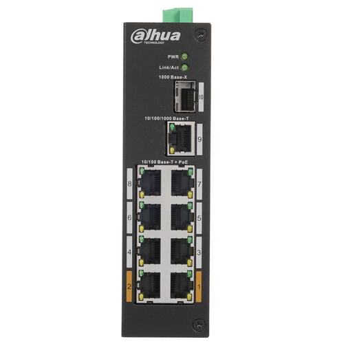 Коммутатор Dahua DH-PFS3110-8ET-96 неуправляемый DH-PFS3110-8ET-96 DH-PFS3110-8ET-96