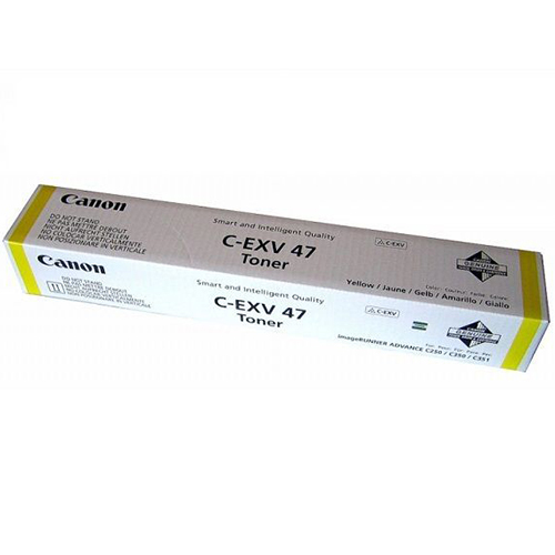 Тонер Canon C-EXV 47 желтый для iR ADV C250i/350i (21500 стр.) 8519B002 8519B002