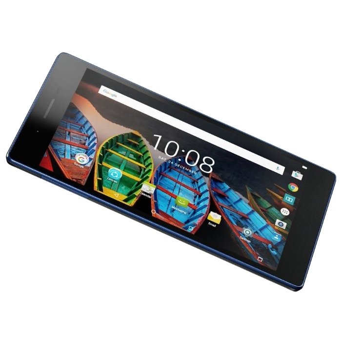 Планшетный компьютер Lenovo TAB 3 TB3-730X (BLACK-BLUE,7.0'' WSVGA 1024x600 IPS,1GB,16GB,3G+LTE,GPS,WiFi,2.0MP+5.0MP,microSD,2SIM) (ZA130040RU) ZA130040RU