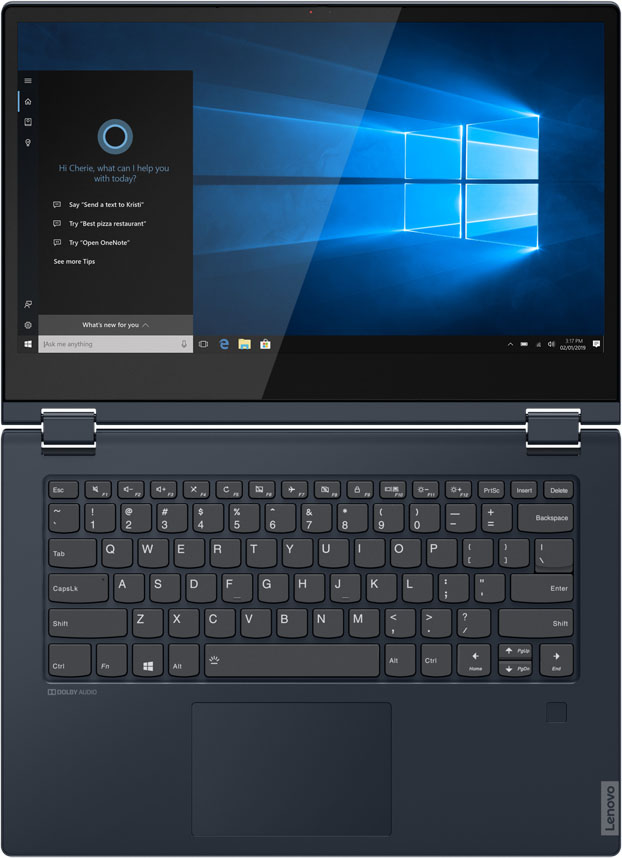 Ноутбук Lenovo Yoga C340-14IWL i3 8145U/8Gb/SSD256Gb/Intel UHD Graphics 605/14"/IPS/Touch/FHD (1920x1080)/Windows 10/blue/WiFi/BT/Cam 81N400LNRU 81N400LNRU