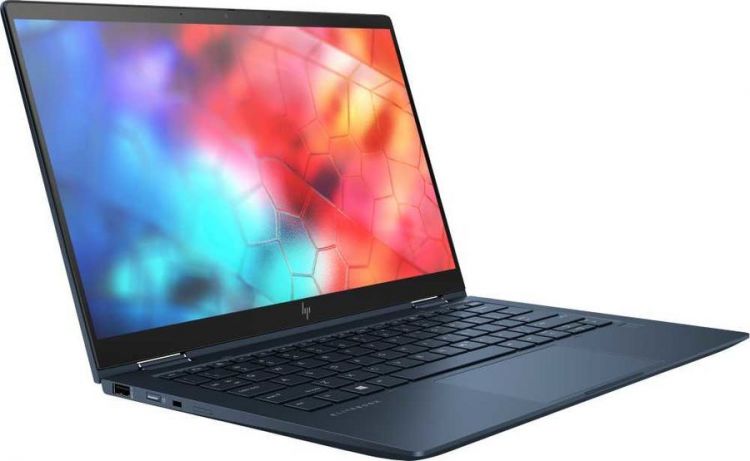 Ноутбук HP Elite Dragonfly Core i7-8565U 1.8GHz,13.3" FHD (1920x1080) IPS Touch Sure View 1000cd GG5 BV,16Gb LPDDR3-2133 Total,512Gb QLC SSD+32Gb Intel Optane,38Wh,FPS,B&O Audio,0.99kg,3y,Blue,Win10Pro 8MK85EA 8MK85EA