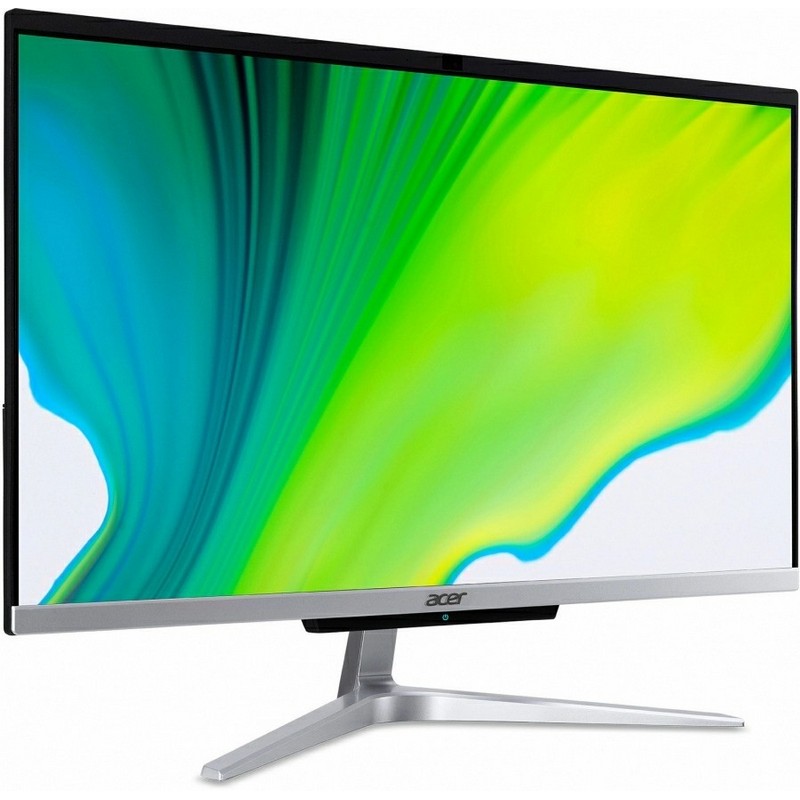 Моноблок Acer Aspire C24-963 23.8" Full HD i5 1035 G1 (1)/8Gb/SSD512Gb/UHDG/Windows 10 Home/GbitEth/WiFi/BT/65W/клавиатура/мышь/Cam/серебристый 1920x1080 DQ.BERER.006 DQ.BERER.006