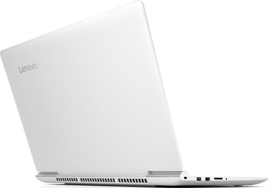 Ноутбук Lenovo 700-15 (80RU001ARK) 700-15ISK, 15.6" FHD IPS (AG), i7-6700HQ, 8GB (4+4), 1TB + 128GB SSD, nVIDIA GeForce GTX950M 4GB, WiFi, BT, WebCam, Win 10, White 80RU001ARK