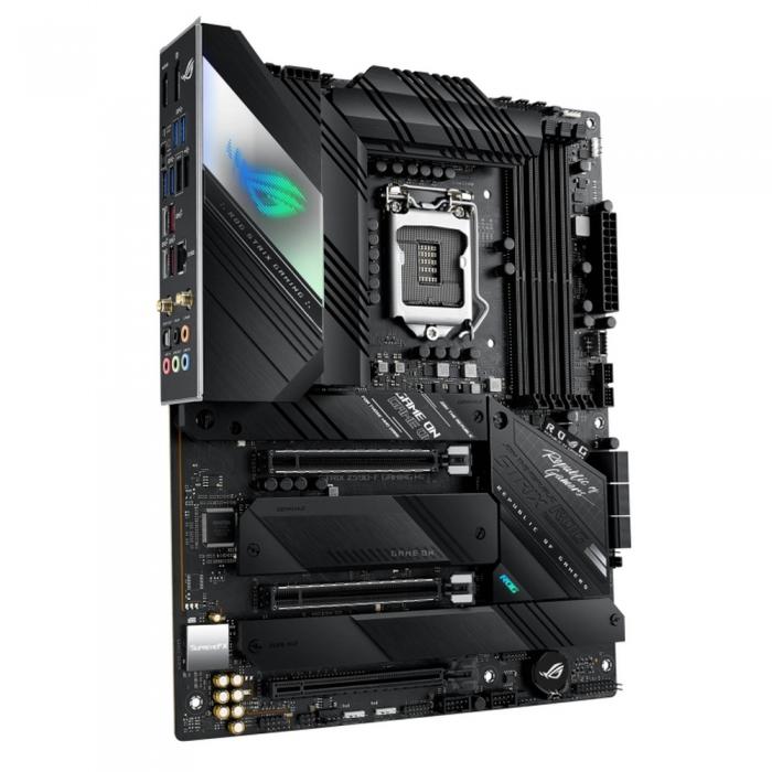 Материнская плата ASUS ROG STRIX Z590-F GAMING WIFI, LGA1200, Z590, 4*DDR4, DP,HDMI, SLI,CrossFireX, SATA3,RAID, Audio, 2,5Gb LAN, USB 3.2*9, USB 2.0*4, COM*1 , ATX ROG STRIX Z590-F GAMING WIFI ROG STRIX Z590-F GAMING WIFI