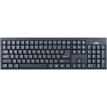 Клавиатура SVEN Standard 303 USB чёрная (SV-03100303UB) SV-03100303UB #3