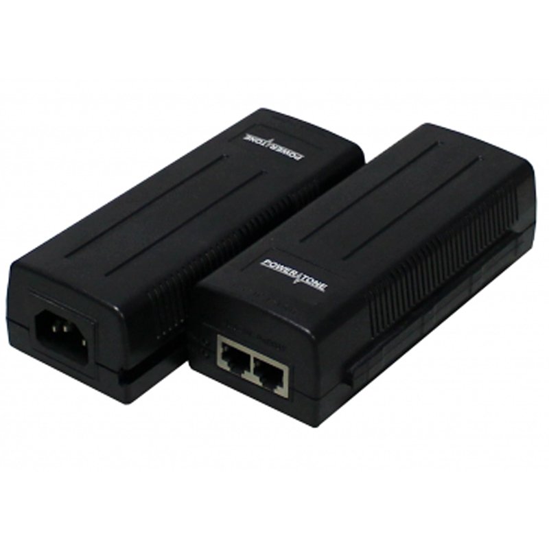 PoE инжектор Powertone PI-154-1E 1-портовый 802.3af 10/100Mbps (PI-154-1E) PI-154-1E