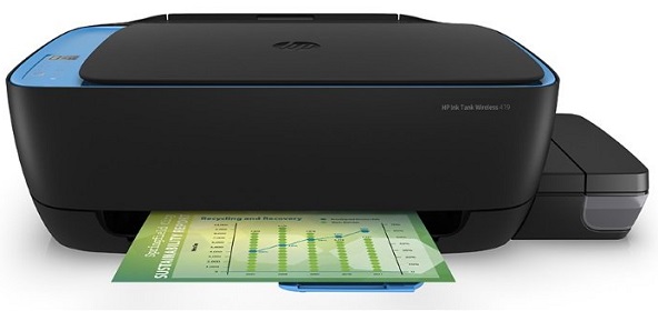 МФУ HP Ink Tank Wireless 419 AiO, 4-цветный струйный СНПЧ A4, 8 (5)ppm, 1200dpi, CISS, 1tray 60, USB2.0/Wi-Fi, 1y war, cartr. B 15K & 8K CMY in box, repl. X3B09A), Z6Z97A Z6Z97A