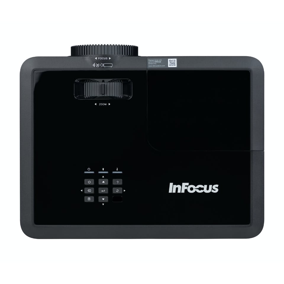 Проектор InFocus IN2139WU DLP, 4500 ANSI Lm,WUXGA,28500:1,1.12-1.47:1, 3.5mm in,Composite video,VGAin,HDMI 1.4aх3(поддержка 3D), USB-A (для SimpleShare и др.),лампа 15000ч.(ECO mode),3.5mm out,Monitor out(VGA),RS232,RJ45,21дБ IN2139WU IN2139WU