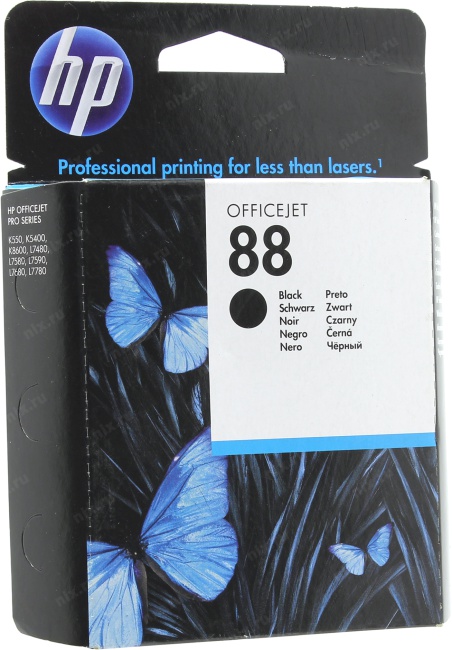 Картридж HP №88 C9385AE для OfficeJet K550 10 мл., черный C9385AE