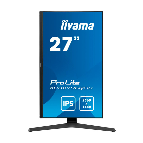 Монитор IIYAMA 27" ProLite 2560x1440@75Гц IPS LED 16:9 1ms HDMI DP 2*USB2.0 80M:1 1000:1 178/178 250cd HAS Pivot Tilt Swivel Speakers Black XUB2796QSU-B1 XUB2796QSU-B1 #3