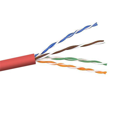 Кабель витая пара Lanmaster патч-кордовый UTP, 4x2, кат 5E, 350Mhz, PVC, красный, 305 м LAN-5EUTP-PT-RD LAN-5EUTP-PT-RD