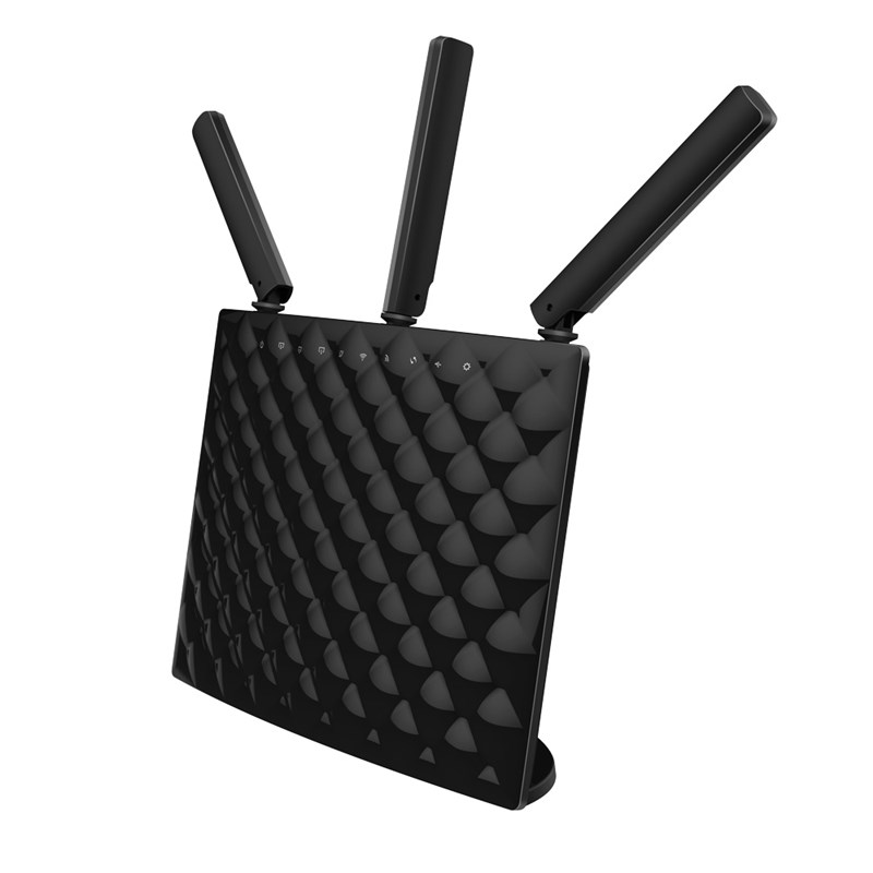 Роутер Tenda Двухдиапазонный AC 1900Мбит/с, 3 LAN GE порта, 1 WAN GE порт, 802.11ac стандарт AC15 AC15