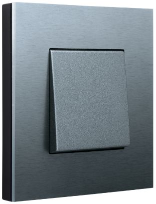 Панель управления Crestron Single Gang Faceplate Pure - Alu Steel Grey FP1-220-PURE FP1-220-PURE