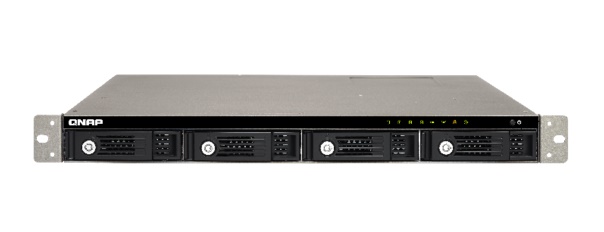 Сетевой RAID-накопитель QNAP 4 отсека для HDD, 19" с одним блоком питания. Двухъядерный Intel G3250 3,2 ГГц, 4 ГБ. TVS-471U-PT-4G TVS-471U-PT-4G