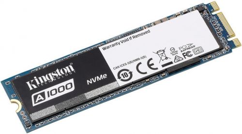 Твердотельный накопитель Kingston A1000 480Гб, M.2 2280, PCI-E x2 SA1000M8/480G SA1000M8/480G