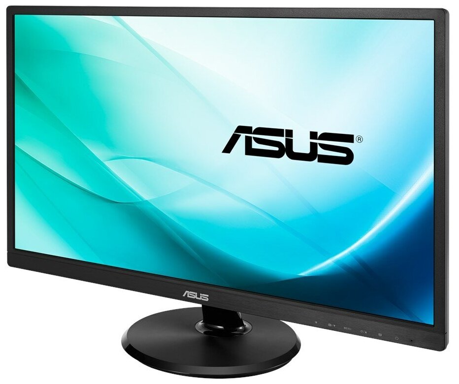 Монитор Asus  23.8" VA LED, 1920x1080, 5ms, 250cd/m2, 178°/178°, 3000:1 (100Mln:1), D-Sub, DVI, Tilt, Blue Light Filter & Flicker free, VESA, Black  VA249NA VA249NA
