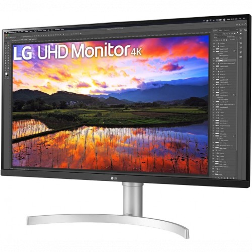 Монитор LG LCD 31.5'' 32UN650-W {IPS 3840x2160 75Hz 5ms 350cd 1000:1 10bit(8bit+FRC) 178/178 HDR10 2xHDMI2.0 DisplayPort1.4 FreeSync 5Wx2 VESA} 32UN650-W.ARUZ 32UN650-W.ARUZ