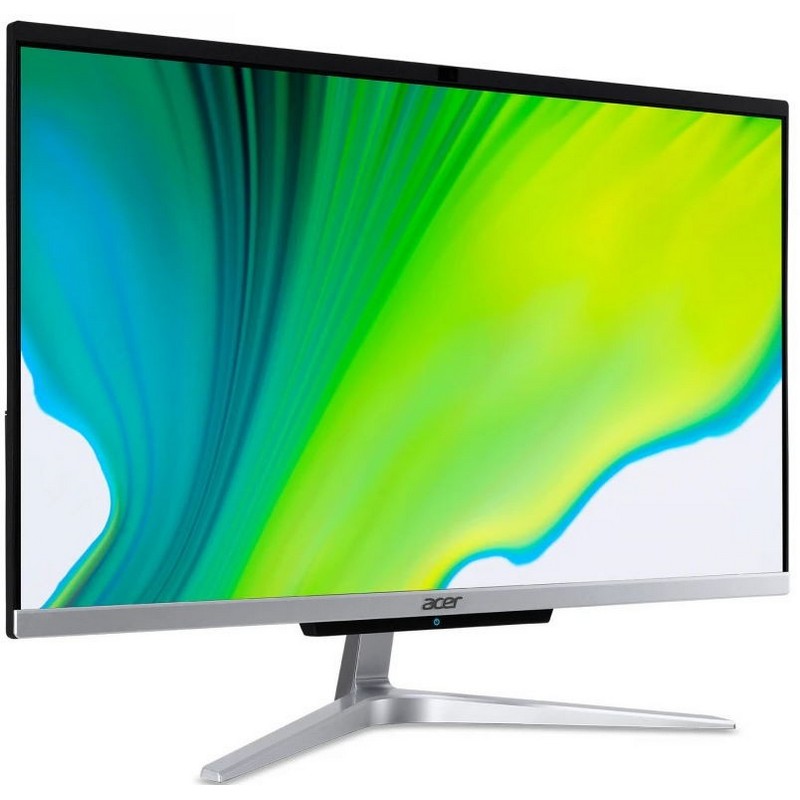 Моноблок Acer Aspire C24-420 23.8" Full HD Ryzen 3 3250U (2.6)/4Gb/1Tb 5.4k/RGr/CR/Windows 10/GbitEth/WiFi/BT/65W/клавиатура/мышь/Cam/серебристый 1920x1080 DQ.BFXER.007 DQ.BFXER.007