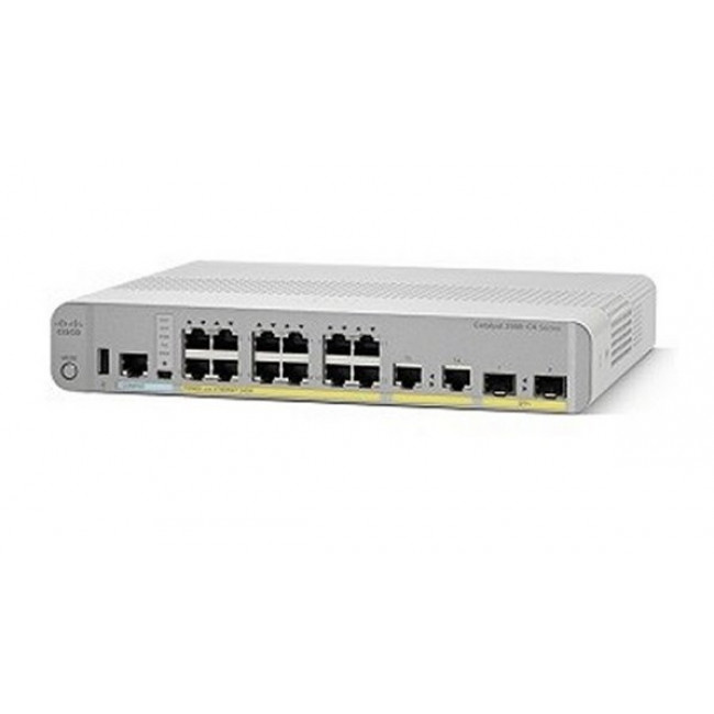 Комммутатор Cisco Коммутатор Catalyst 3560C Switch 12 FE PoE, 2 x Dual Uplink, IP Base WS-C3560C-12PC-S WS-C3560C-12PC-S