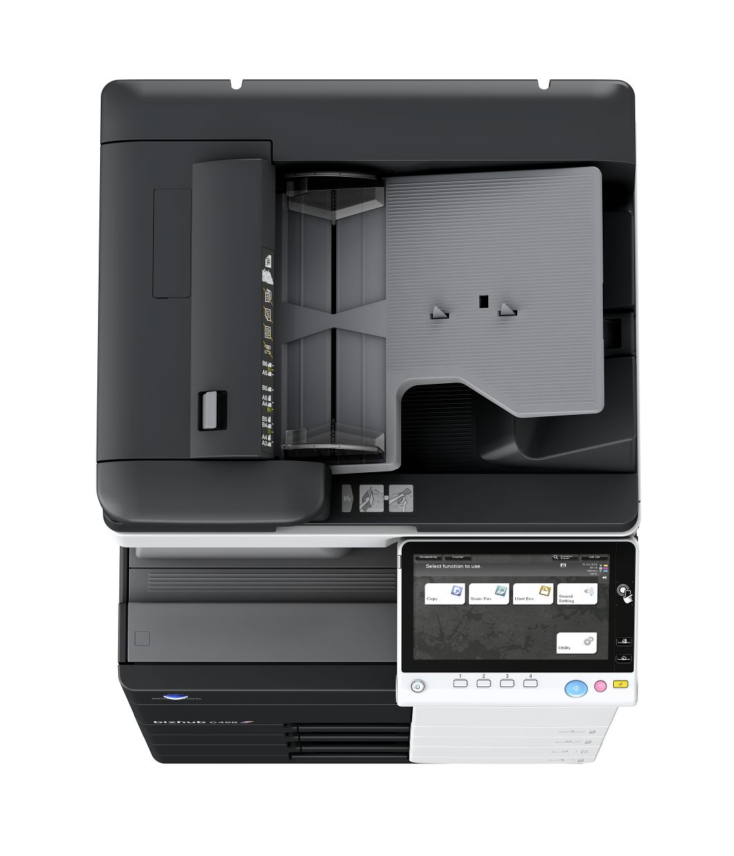 МФУ Konica Minolta bizhub C658 цветное, А3, 65 стр./мин, 200000стр./мес, автопод., дуплекс, 2 лотка 500л., ж.диск 250ГБ A79J021 A79J021