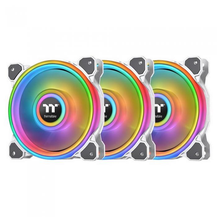 Вентилятор Thermaltake Riing Quad 12 RGB Radiator Fan White TT Premium Edition 3Pack CL-F100-PL12SW-A CL-F100-PL12SW-A