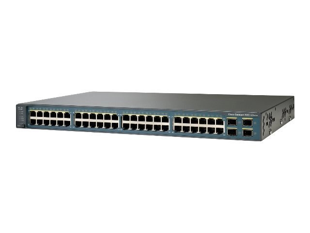 Коммутатор Cisco 48 Ethernet 10/100 ports and 4 SFP-based Gigabit Ethernet ports WS-C3560V2-48TS-S WS-C3560V2-48TS-S