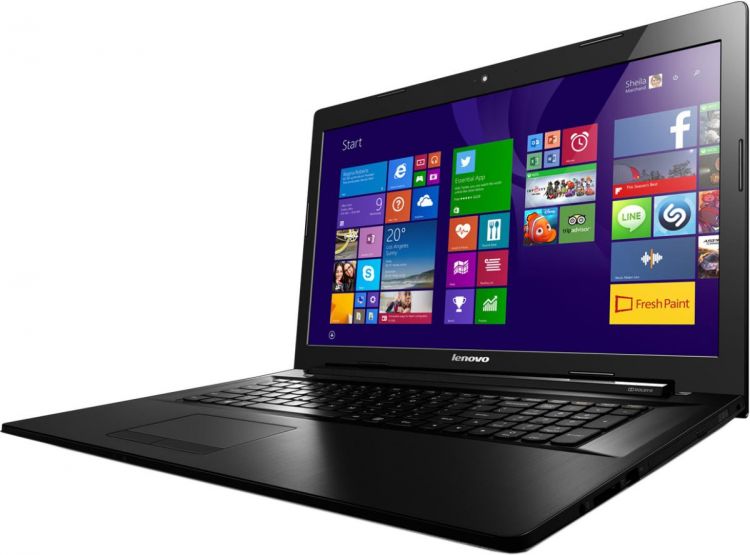 Ноутбук Lenovo G7070 17.3"(1600x900)/Intel Core i5 4210U(1.7Ghz)/8192Mb/1000+8SSDGb/DVDrw/Ext:nVidia 80HW001BRK
