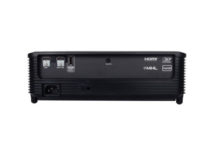 Проектор Optoma DS348 DLP, SVGA 800x600, 3000Lm, 20000:1, noVGA, 2xHDMI, MHL, 1x2W speaker, 3D Ready, lamp 10000hrs, Black, 2.17kg 95.71P02GC1E 95.71P02GC1E