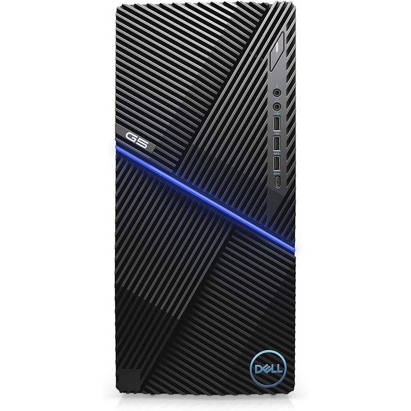 Компьютер Dell G5 5000 Core i5-10400F, 8GB DDR4(1), 512Gb SSD, NVIDIA GTX 1660 Super 6Gb GDDR6, 1YW, Win 10 Home, DullGrey, Wi-Fi/BT, KB&Mouse 5000-4880 5000-4880