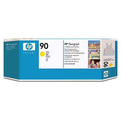 Картридж струйный HP №90 желтый печатающая головка для HP DJ 4000/4000ps/4500/4500ps C5057A C5057A