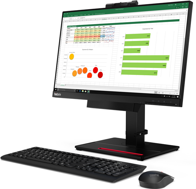 Монитор Lenovo 21,5" ThinkCentre TIO 22 G4 16:9  IPS 1920x1080 4ms 1000:1 250 178/178 ///DP-in//Camera/Speakers, LTPS 11GSPAT1EU 11GSPAT1EU