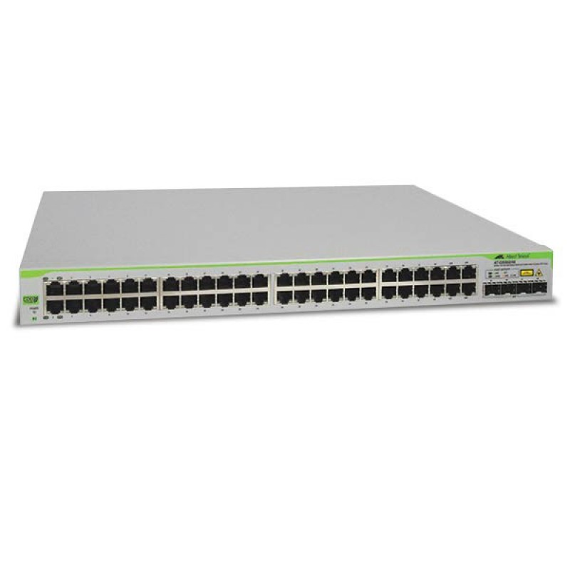 Коммутатор Allied Telesis 48 port 10/100/1000TX WebSmart switch with 4 SFP bays AT-GS950/48-XX AT-GS950/48-XX