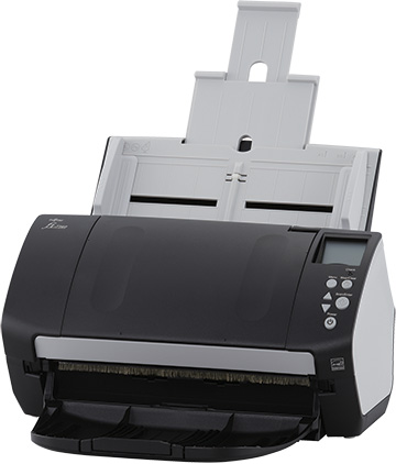Сканер Fujitsu fi-7180 двухсторонний, 80 стр./мин, ADF 80, USB 3.0, A4, нагрузка 6000 стр/день PA03670-B001 PA03670-B001