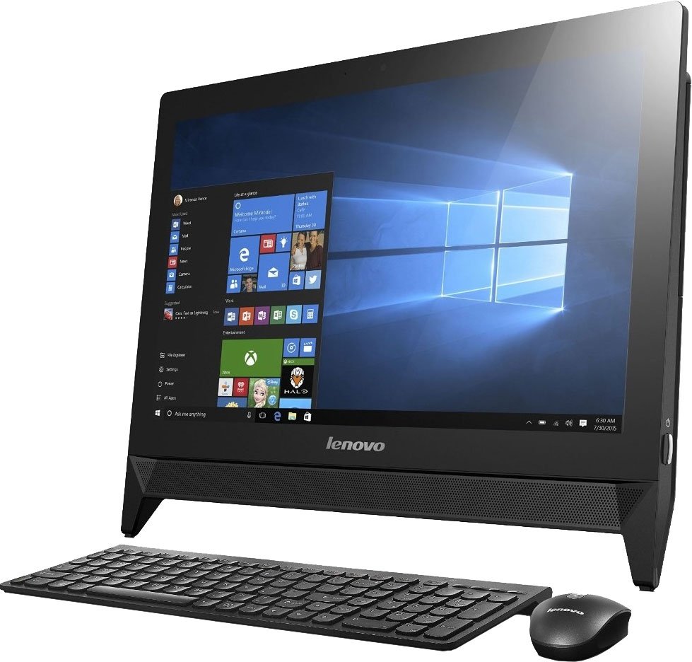 Моноблок Lenovo C20-00 (Black 19.5" FHD Cel N3150 2Gb 500Gb noDVD W10 k+m) (F0BB00B5RK) F0BB00B5RK