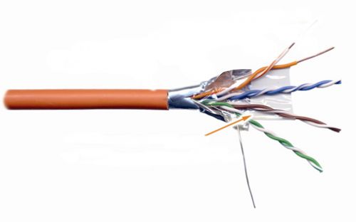 Кабель витая пара Lanmaster FTP 4 пары, кат. 5Е, 200Mhz, LSZH, 305 м LAN-5EFTP-LSZH LAN-5EFTP-LSZH