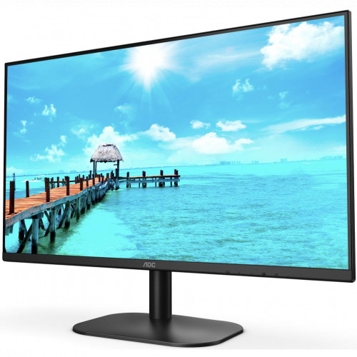 Монитор AOC 27'' LCD [16:9] 1920х1080(FHD) VA, nonGLARE, 250cd/m2, H178°/V178°, 4000:1, 20M:1, 16.7M, 4ms, VGA, DVI, HDMI, Tilt, 3Y, Black 27B2DM 27B2DM