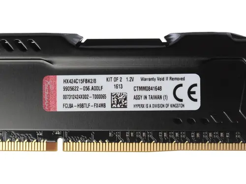 Память DDR4 Kingston 8Gb KIT (4GbX2) 2400MHz HyperX FURY Black Series CL15 (HX424C15FBK2/8]) HX424C15FBK2/8