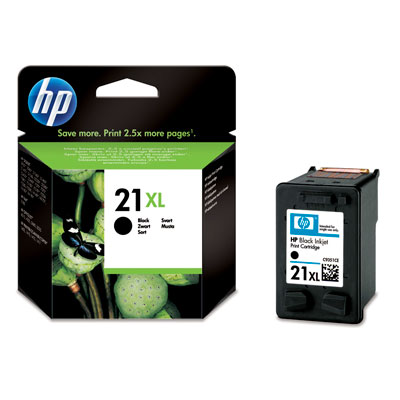 Картридж струйный HP 21XL черный для HP DJ 3920/3940/D1460/3930/D1520/PSC 1410 C9351CE C9351CE