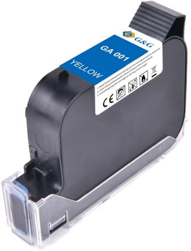 Картридж G&G струйный пигментный желтый для принтеров GG-HH1001B, GG-HH1001A, 42 ml GA-001Y GA-001Y