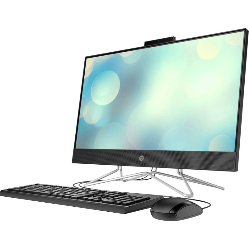 Моноблок HP 24-df0016ur NT 23.8" FHD(1920x1080) AMD Athlon 3050U, 4GB DDR4 2400 (1x4GB), SSD 256Gb, AMD Integrated Graphics, noDVD, kbd&mouse wired, HD Webcam, JetBlack, FreeDos, 1Y Wty 14P87EA 14P87EA