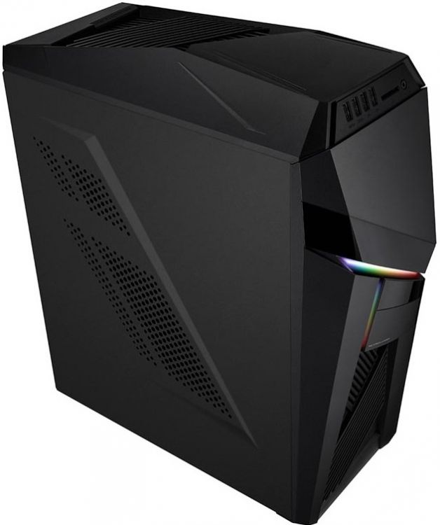 Персональный компьютер ASUS ROG Strix GL12CX-RU003T I9-9900K/16Gb/1Tb+256Gb SSD/RTX2080 8Gb/DVDRW/W10/k+m 90PD02P1-M01810 90PD02P1-M01810