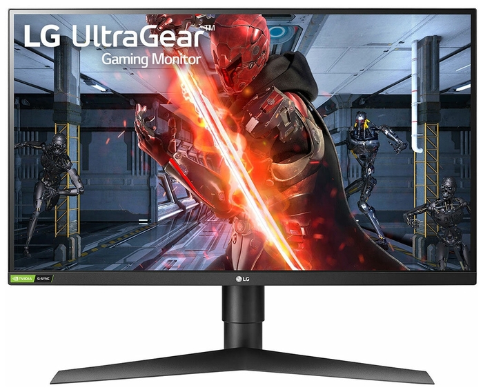 Монитор LG LCD 27'' 27GN750-B {IPS 1920х1080 16:9 400cd 178/178 1000:1 1ms 2xHDMI DisplayPort USB-Hub Pivot Tilt Audioout} 27GN750-B.ARUZ 27GN750-B.ARUZ