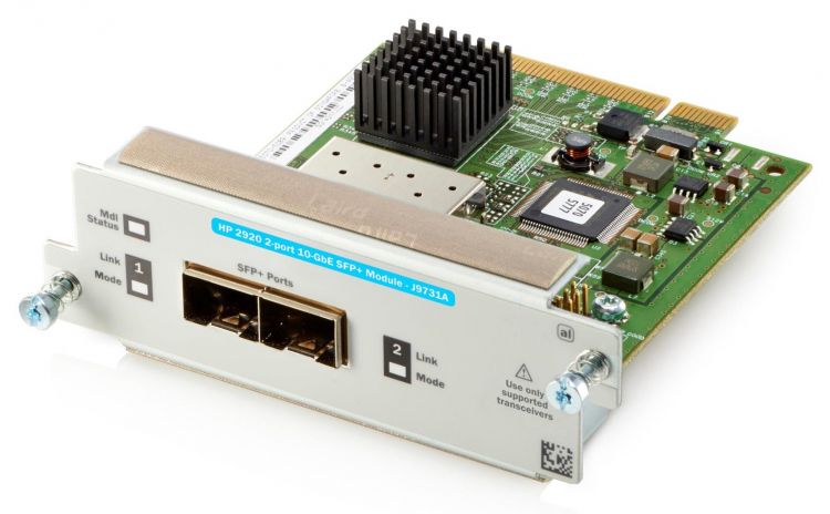Модуль HPE 2920 2-Port 10GbE SFP+ J9731A J9731A