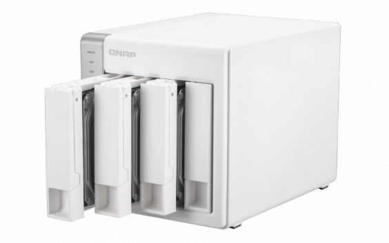 Сетевой RAID-накопитель QNAP 4-bay w/o HDD. Dual-сore Freescale ARM Cortex-A9 1,2 GHz TS-431 TS-431