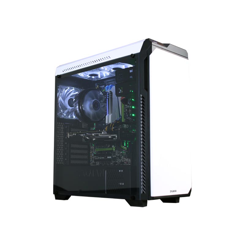 Корпус Zalman Z9 NEO PLUS, Mid Tower, без БП, боковое окно, белый, ATX Z9 NEO PLUS WHITE Z9 NEO PLUS WHITE