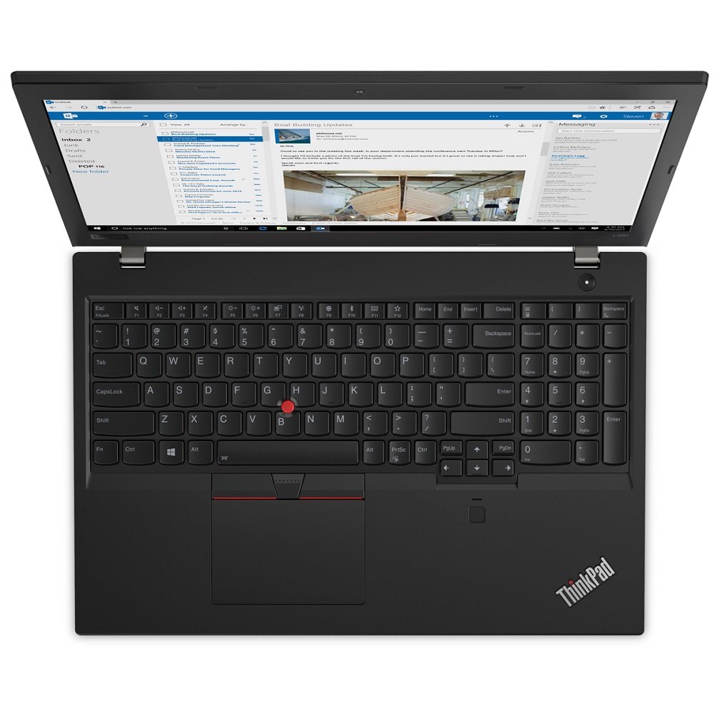 Ноутбук Lenovo ThinkPad L580 15,6" FHD (1920x1080) AG IPS, i5-8250U, 16GB DDR4, 512GB SSD M.2, UHD Graphics 620, NoWWAN, NoODD, WiFi, BT, TPM, FPR+SCR, 720P Cam, 3Cell, Win 10 Pro, 1YR Carry in, Black, 2.0 kg 20LW003ART 20LW003ART