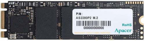 Твердотельный накопитель Apacer M.2 2280 120GB AS2280P2 Client SSD PCIe Gen3x2 with NVMe, 1350/480, IOPS 85K, MTBF 1.5M, 3D TLC, 60T AP120GAS2280P2-1 AP120GAS2280P2-1