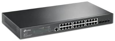 Коммутатор TP-Link управляемый JetStream 24 порта 10/100/1000 Мбит/с RJ45, уровня 2+, 4 SFP‑слота  TL-SG3428 TL-SG3428